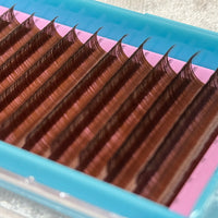 Mocha Brown Volume Lashes (0.03mm)