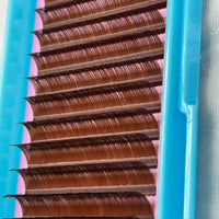 Mocha Brown Volume Lashes (0.03mm)