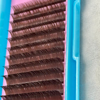 Mocha Brown Classic Lashes (0.20mm)