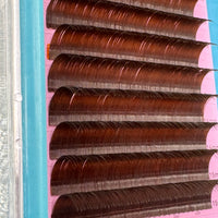 Mocha Brown Classic Lashes (0.20mm)