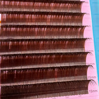 Mocha Brown Classic Lashes (0.20mm)
