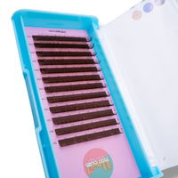 Mocha Brown Classic Lashes (0.20mm)