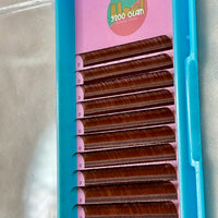 Mocha Brown Volume lashes 0.03