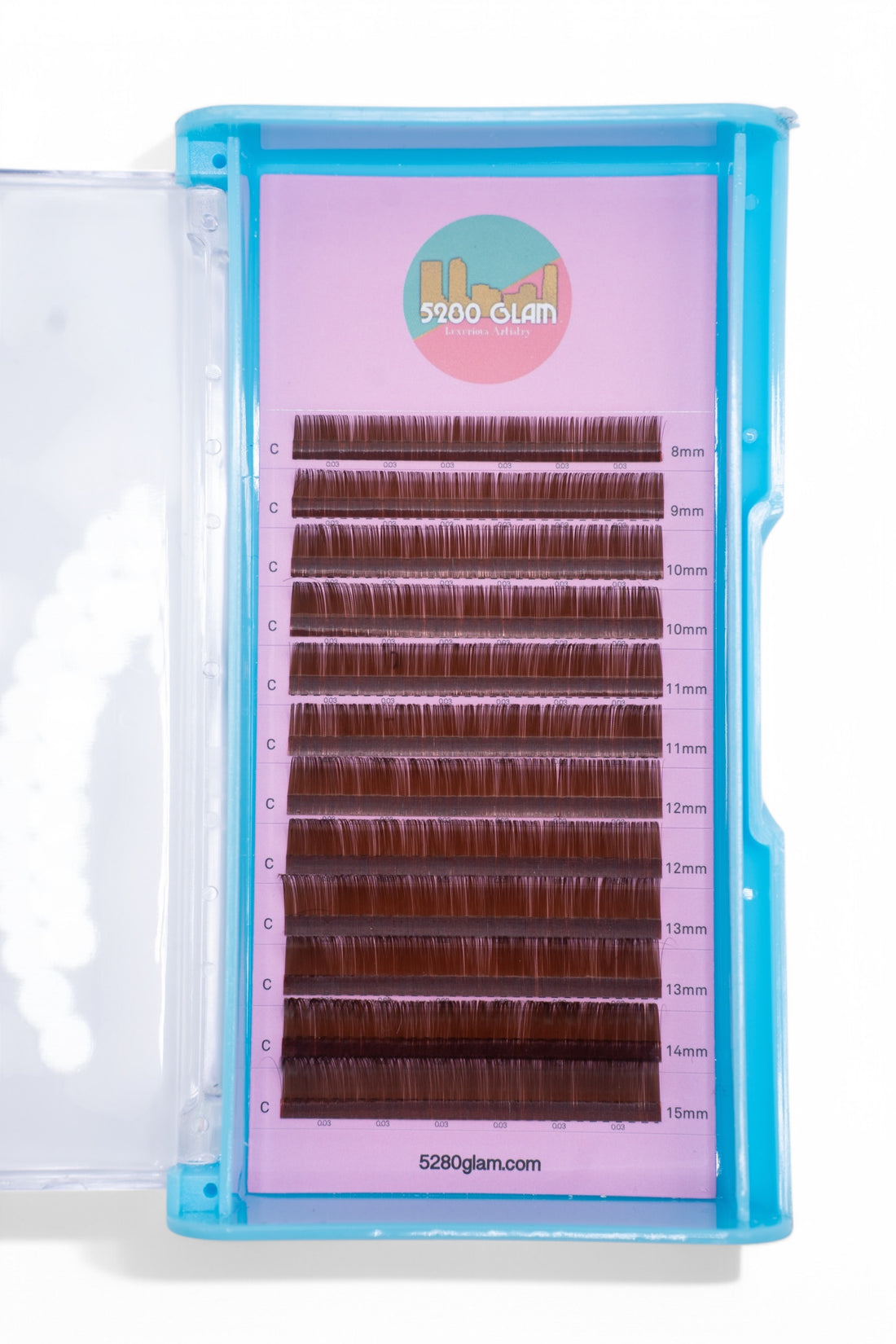 Mocha Brown Volume lashes 0.03