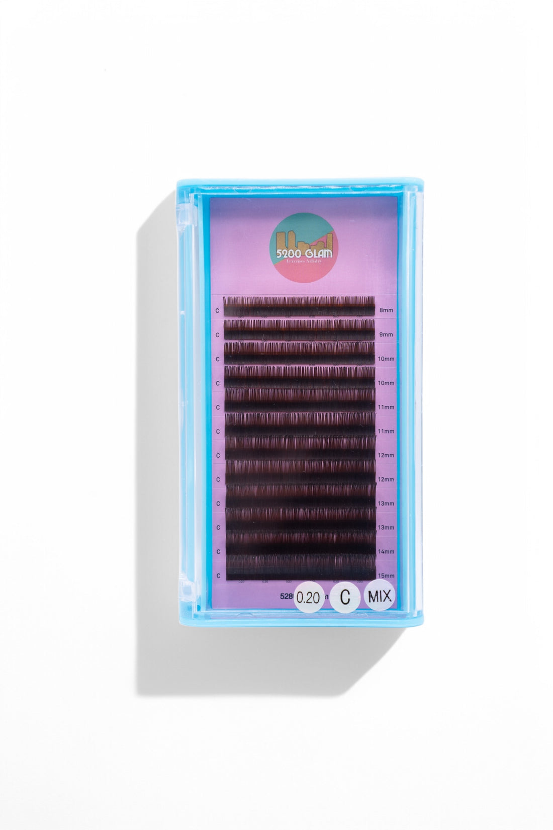 Mocha Brown Classic Lashes .20