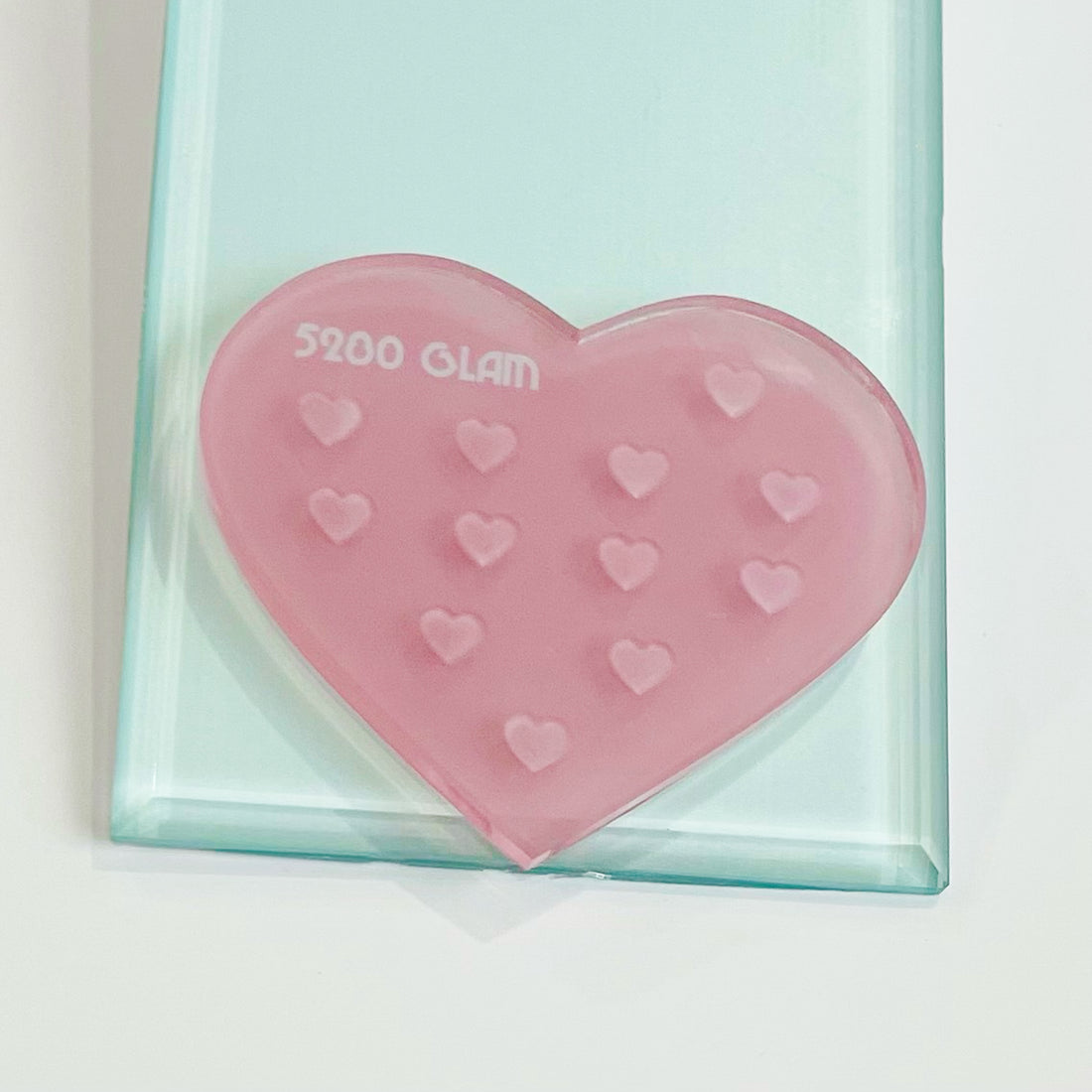Glass Glue Tray - Heart